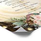 Blütenblütenzauberer Wald Signature Cocktails Poster (Ecke)