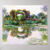 Blütenbögen Giverny Claude Monet Impressionismus Poster (Vorne)