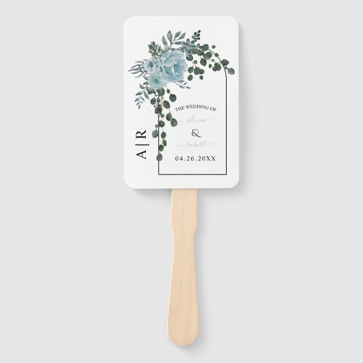 Blütenbogen, Ursprünge Hochzeitsprogramm Fächer (Vorderseite)