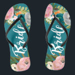 Blütenbrauenbrauen, gestrichen, Flip Flops Sandale<br><div class="desc">Weiße Schrift bricht über exquisite Acrylfloralen und kundenspezifischen Farbhintergrund. 

Die wunderschönen Blumen sind durch Erstellen der Schnitt. Finden Sie sie auf dem Creative Market https://crmrkt.com/7WdAX,  Etsy https://www.etsy.com/shop/CreateTheCut und www.createthecut.com</div>