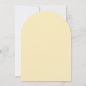 Blütenbraun-Brautdusche Einladung (Rückseite)