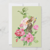 Blütenbraun Einladung (Rückseite)