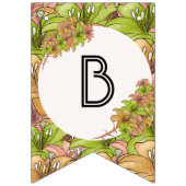 Blütenbraut Wimpelkette (Dritte Fahne)