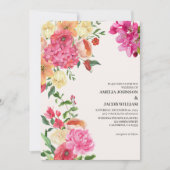 Blütenbutter-Frühjahrsszenario Einladung (Vorderseite)