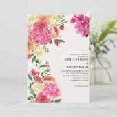 Blütenbutter-Frühjahrsszenario Einladung (Stehend Vorderseite)