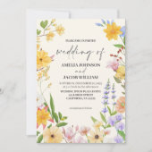 Blütenbutter-Frühjahrsszenario Einladung (Vorderseite)