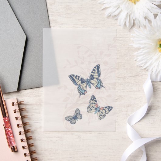 Blütencreme-Hochzeit Pergament Einladungen (Hochzeit)