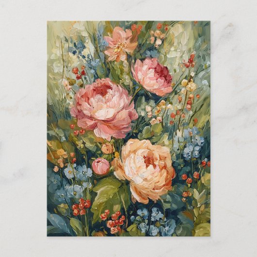 Blütendarmbildung Postkarte (Vorderseite)