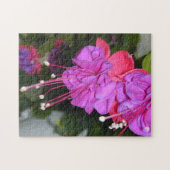 Blutende Herzen Fuschia Puzzlespiel Puzzle (Horizontal)