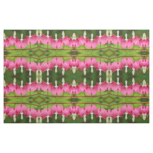 Blutende Herzen im Regen-Gewebe Stoff (Yard (91,4 cm))