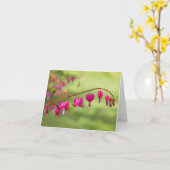 Blutende Herzen Karte (Gelbe Blume)