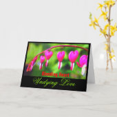 ☼ ✿ blutende herzunsterbende Liebe Grußkarte ✿ ☼ Karte (Gelbe Blume)