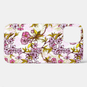 Blutende Kirschblütenmuster Case-Mate iPhone Hülle (Rückseite (Horizontal))