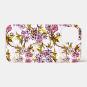 Blutende Kirschblütenmuster Case-Mate iPhone Hülle (Rückseite (Horizontal))