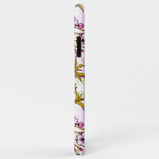 Blutende Kirschblütenmuster Case-Mate iPhone Hülle (Hinten/Rechts)