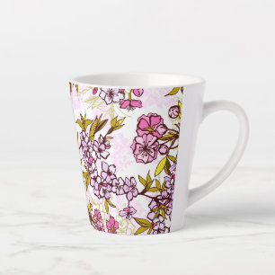 Blutende Kirschblütenmuster Milchtasse
