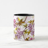Blutende Kirschblütenmuster Tasse (Zentrum)