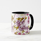Blutende Kirschblütenmuster Tasse (VorderseiteRechts)