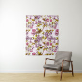 Blutende Kirschblütenmuster  Wandteppich (Beispiel)