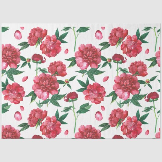 Blütendecoupage Seidenpapier (Vorderseite)