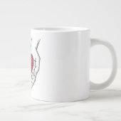 Blutendes Herz Ästhetik Tasse (Rechts)