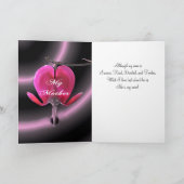 Blutendes Herz für Mama-Gruß-Karte Karte (Innenseite)