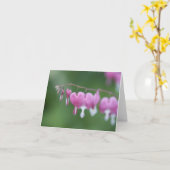 Blutendes Herz Karte (Gelbe Blume)