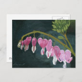 Blutendes Herz Postkarte (Vorne/Hinten)