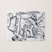 Blutendes Herz Puzzle (Horizontal)