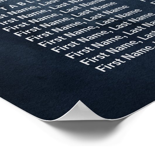 Blütendiagramm für Blüten und Seekarten für Hochze Poster (Ecke)