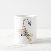 Blütendragonfly Kaffeetasse