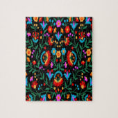 Blütendruckerei in hellen Farben Puzzle (Vertikal)