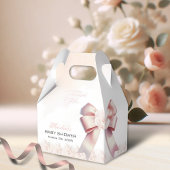 Blütendusche aus Pink Bow Geschenkschachtel