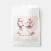 Blütendusche aus Pink Bow Geschenktütchen (Vorderseite)