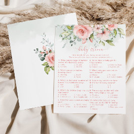 Blütendusche Baby trivia Baby Dusche Spiel