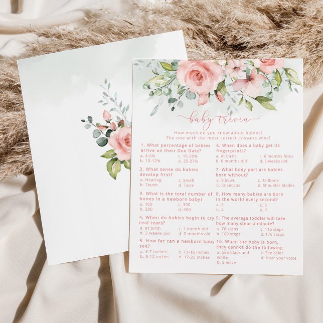 Blütendusche Baby trivia Baby Dusche Spiel (Von Creator hochgeladen)