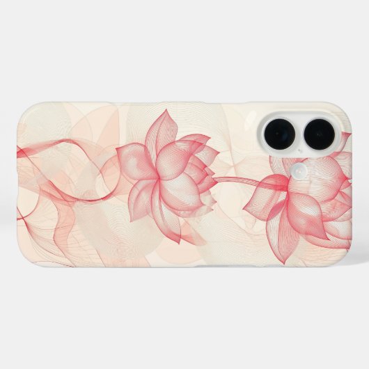 Blütendusche Case-Mate iPhone Hülle (Rückseite (Horizontal))