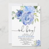 Blütendusche Einladung (Vorderseite)