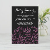 Blütendusche Einladung (Stehend Vorderseite)