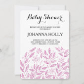 Blütendusche Einladung (Vorderseite)