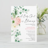 Blütendusche Einladung (Stehend Vorderseite)