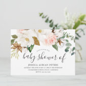 Blütendusche oder Blütendusche Einladung (Stehend Vorderseite)