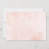 Blütendusche oder Blütendusche Einladung (Rückseite)