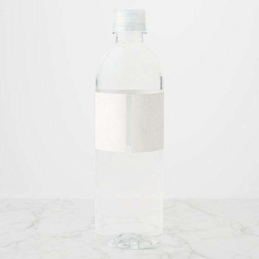 Blütendusche oder Geburtstagsflasche Wasserflaschenetikett (Rückseite)