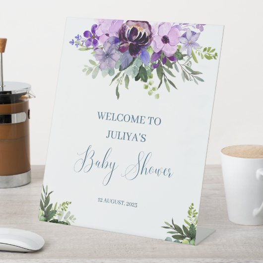 Blütendusche Sockelschild (In Situ)