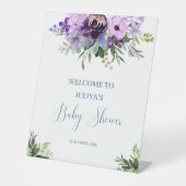 Blütendusche Sockelschild (Vorderseite)