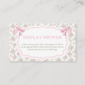 Blütendusche und Blütendusche Begleitkarte (Vorderseite)