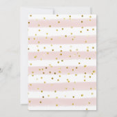 Blütendusche und Blütenpink-Moon Einladung (Rückseite)