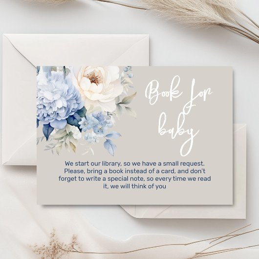 Blütenduschkarte Begleitkarte