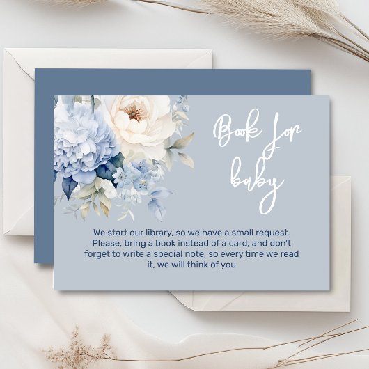 Blütenduschkarte Begleitkarte